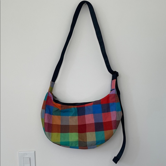 Baggu Madras Medium Crescent - Picture 2 of 7